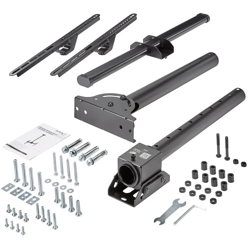 Support mural pour téléviseur au plafond StarTech.com - Poteau court de 1.8 à 3 pieds - Pour téléviseurs de 32 à 75 pouces avec une capacité de poids allant jusqu'à 110 lb (50 kg)