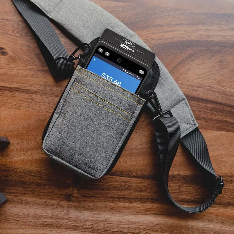 Shift4 POS Terminal Holster with Shoulder Sling Strap | Agoz