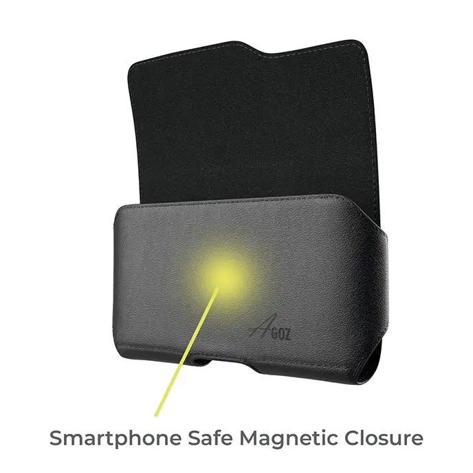 Leather Case with Z-Lid Magnetic Closure