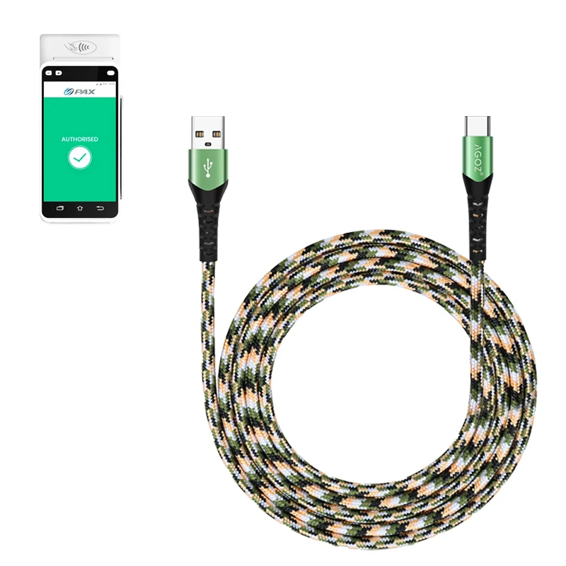 USB-C Cable Fast Charger for PAX Handheld POS