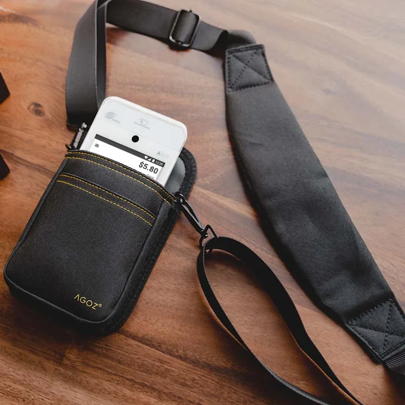 PAX Mobile POS Terminal Holster with Shoulder Sling Strap | Agoz