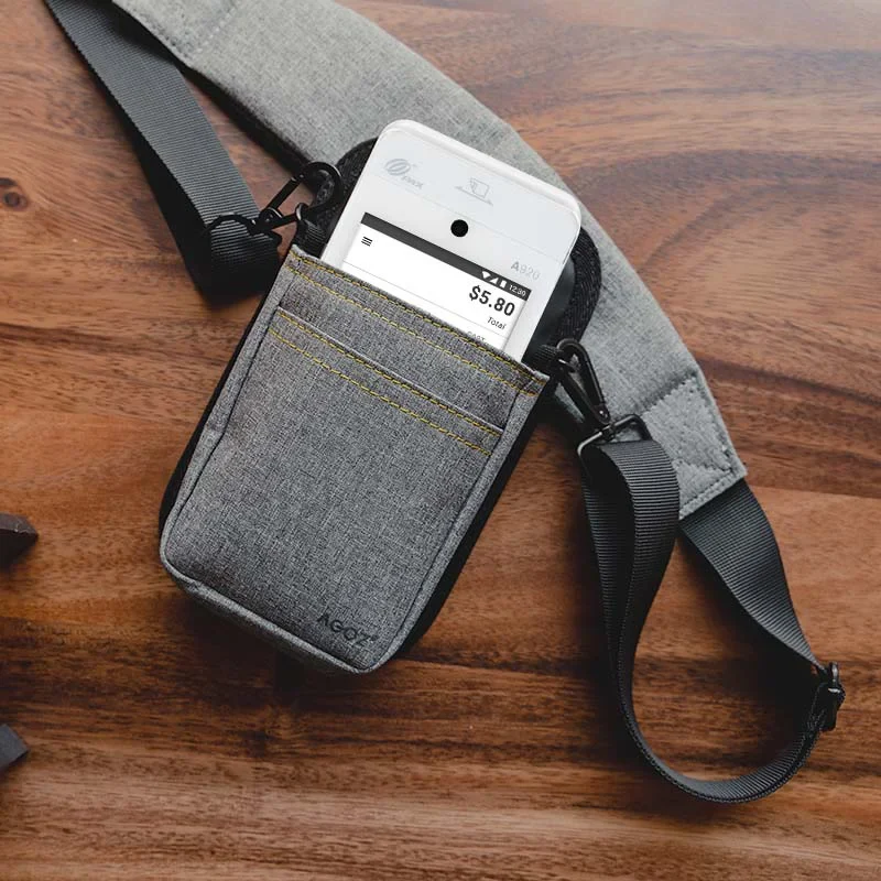 PAX Mobile POS Terminal Holster with Shoulder Sling Strap | Agoz