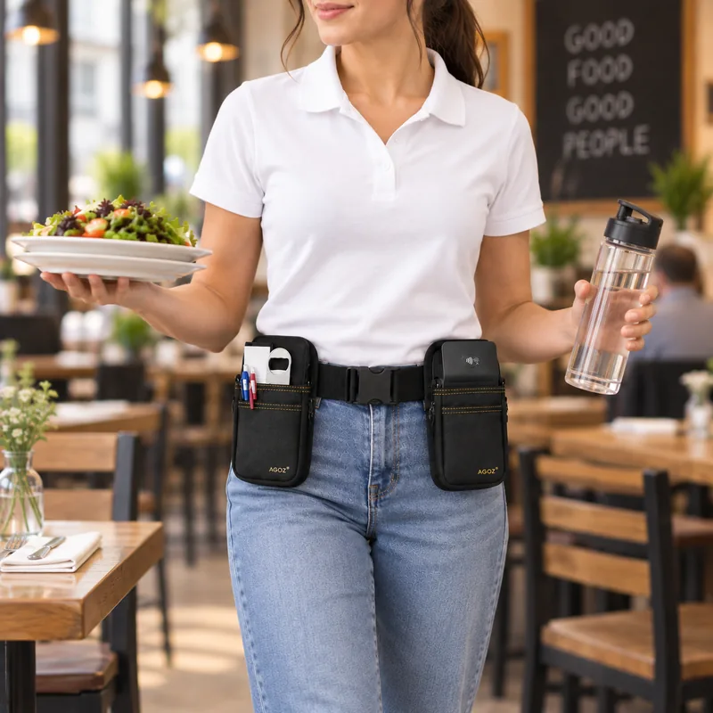 Double Pouch Waist belt for Adyen Mobile POS Terminals