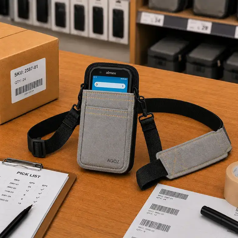 Almex Handheld Computer Crossbody Holster for Route Teams | Agoz