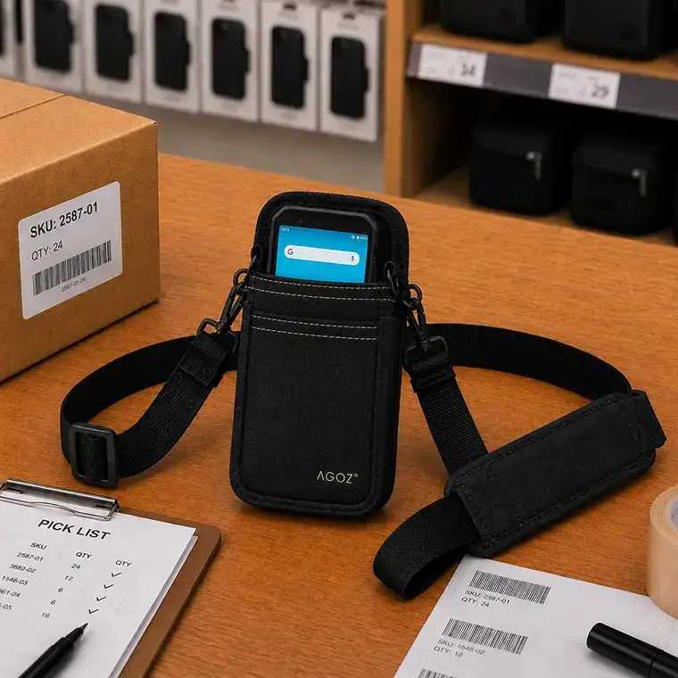 Almex Handheld Computer Crossbody Holster for Route Teams | Agoz