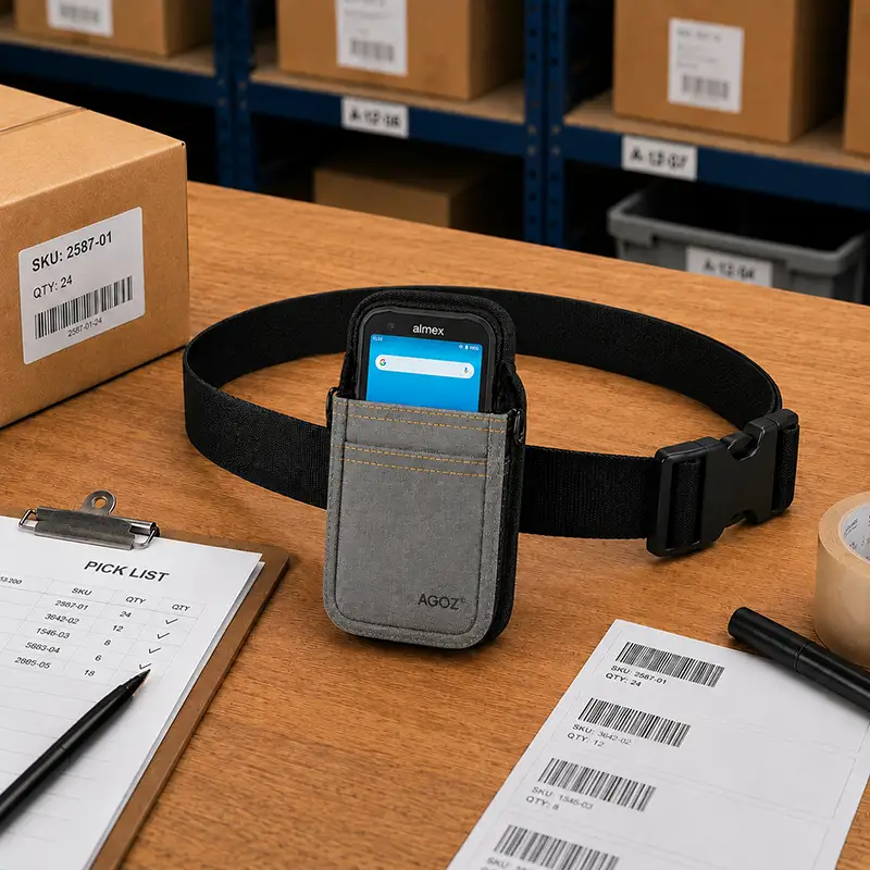 Almex Mobile Terminal Waist Belt Case for Inventory Teams | Agoz