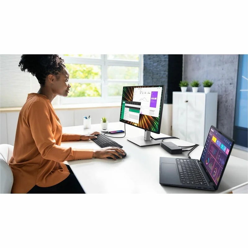 Moniteur LED Full HD Dell UltraSharp U2424H 24 pouces - Format 16:9 - Argent DELL-U2424H
