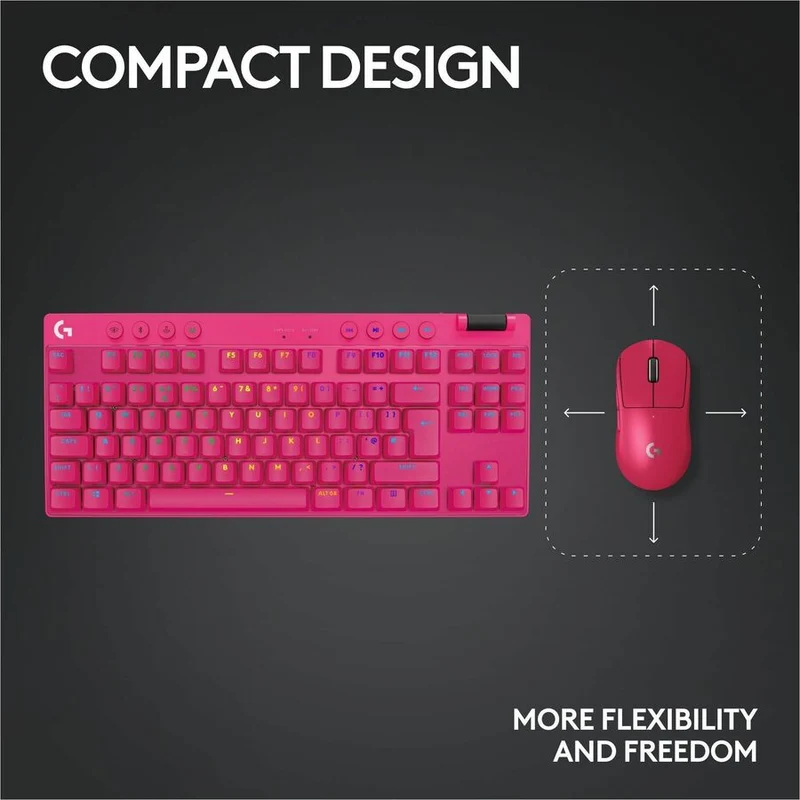 Clavier de jeu Logitech G PRO X TKL 920-013133
