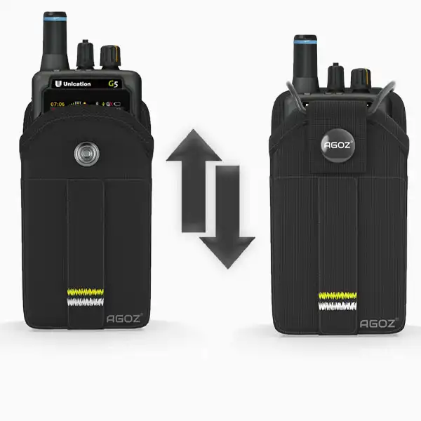 Military-Grade Unication G5 G4 G3 G2 G1 Voice Pager Case with Snap Closure