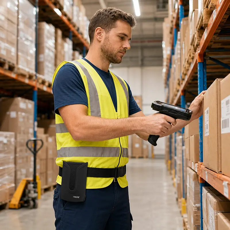 Zebra Trigger Handle Scanner Holster with Belt Clip for Warehouse Teams | Agoz
