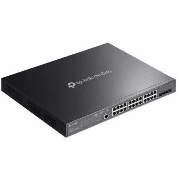 Commutateur géré Omada 24 ports Gigabit et 4 ports 10GE SFP+ L2+ avec 24 ports PoE+ SG3428XMP
