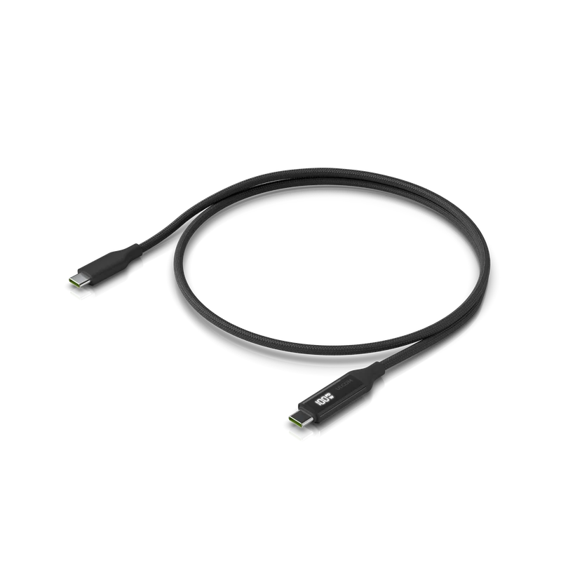 Câbles, connecteurs et adaptateurs Ubiquiti UACC-CABLE-USB-100W-1M-BK
