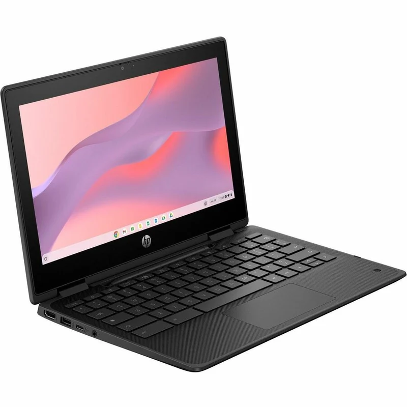 Chromebook convertible 2 en 1 HP Fortis Flip G1m 11.6" (écran tactile) - HD - Octa-core (ARM Cortex A76 + Cortex A55) - 32 Go de mémoire flash - Clavier anglais - Noir de jais - Smart Buy B61BJUT#ABA