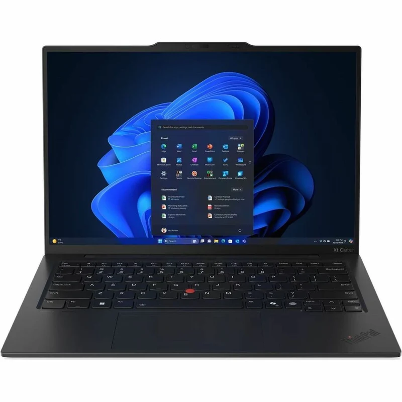 Ordinateur portable Lenovo ThinkPad X1 Carbon Gen 13 21NX00F9US 14" - WUXGA - 60 Hz - Processeur Intel Core Ultra 7 2e génération 255U - Plateforme Intel Evo - 32 Go - SSD 512 Go - Clavier anglais - Peinture noire 21NX00F9US