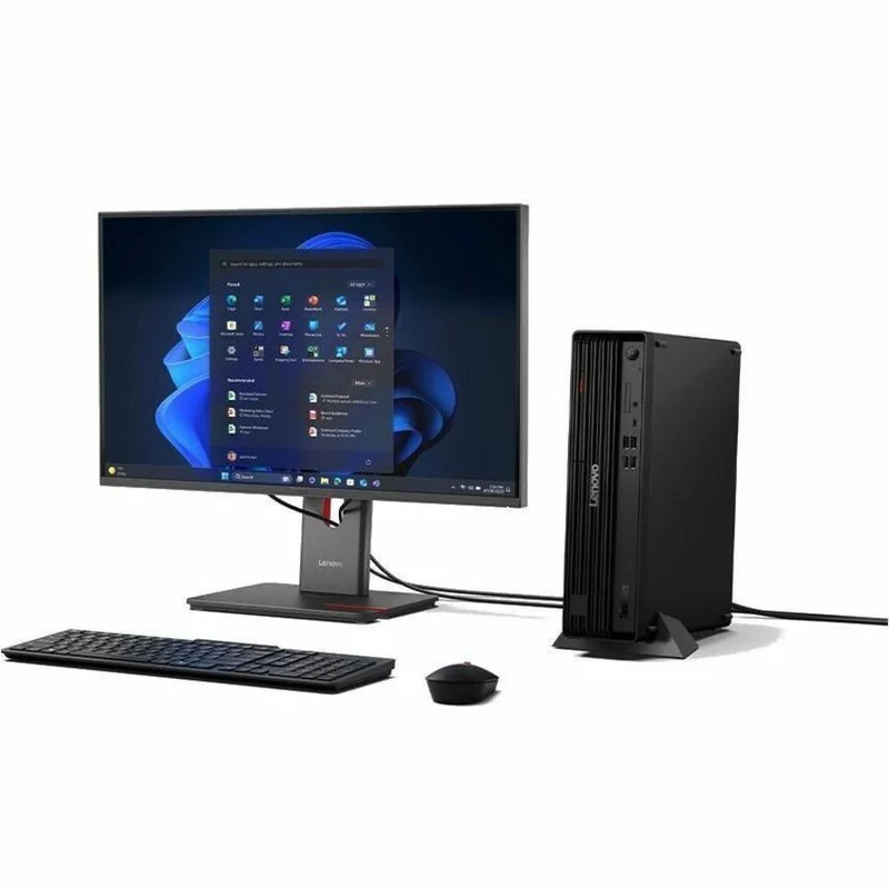 Ordinateur de bureau Lenovo ThinkCentre M70s Gen 6 12YK001AUS avec IA - Intel Core Ultra 5 225 - 16 Go - SSD 512 Go - Compact - Noir 12YK001AUS