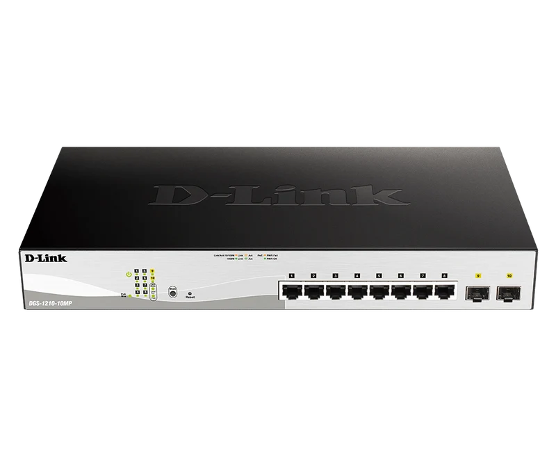 Switch Gigabit PoE administrable intelligent de couche 2 à 28 ports D-Link DGS-1210-28MP