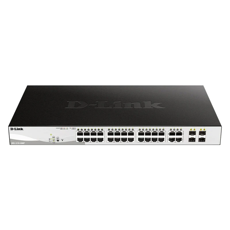Switch Gigabit PoE administrable intelligent de couche 2 à 28 ports D-Link DGS-1210-28MP