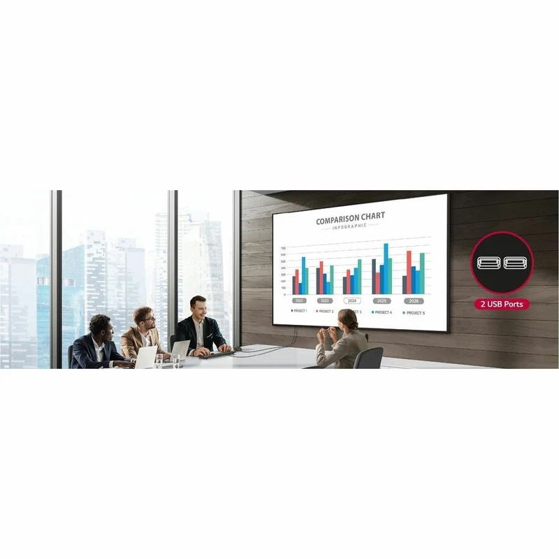 Panneau d'affichage ultra-mince LG 86" UHD avec webOS 6.0 et sécurité avancée 86UH5N-M