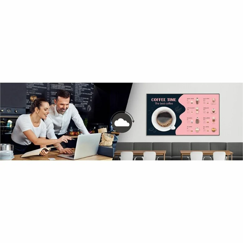 Panneau d'affichage ultra-mince LG 86" UHD avec webOS 6.0 et sécurité avancée 86UH5N-M