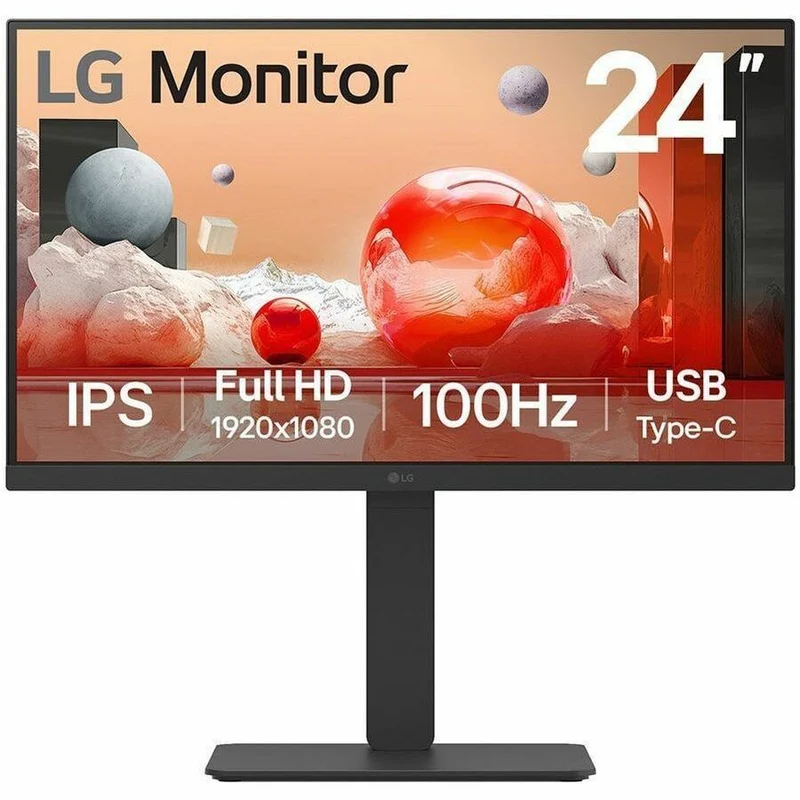 Moniteur LED Full HD LG 24BA750-B 24 pouces (61 cm) - Format 16:9 - Noir 24BA750-B