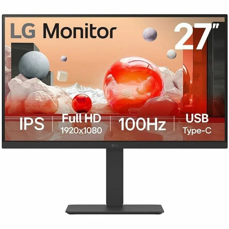 Moniteur LED Full HD LG 27BA650-B 27 pouces (69 cm) - Format 16:9 - Noir texturé 27BA750-B