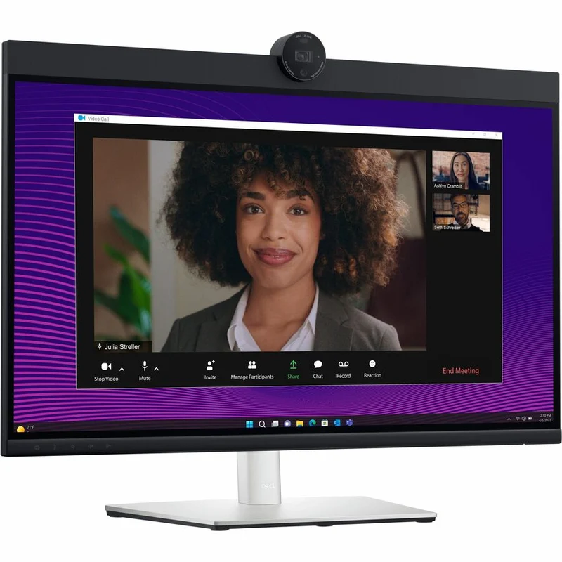 Moniteur LED Dell P2724DEB 27" avec webcam WQHD - Format 16:9 - Noir et argent