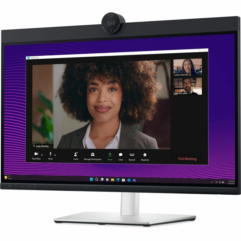 Moniteur LED Dell P2724DEB 27" avec webcam WQHD - Format 16:9 - Noir et argent