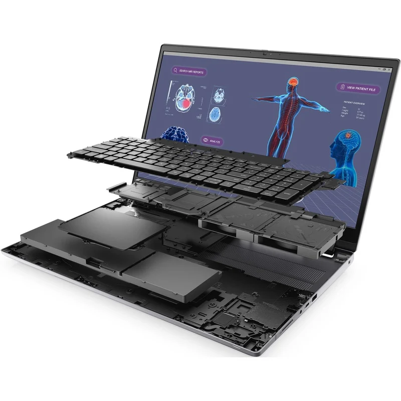 Station de travail mobile Dell Precision 7000 7780 17" - Full HD - Intel Core i9 de 13e génération (i9-13950HX) - Technologie vPro - 64 Go - SSD de 1 To - Clavier anglais (États-Unis) - Gris titane (aluminium) 3GCR6