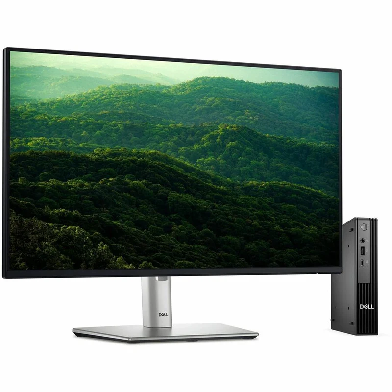 Ordinateur de bureau Dell Pro Micro QCM1255 - AMD Ryzen 5 8500GE - 16 Go - SSD 256 Go - Micro PC H25P0