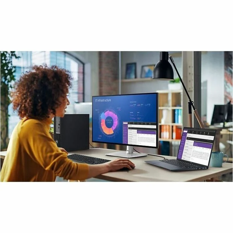 Moniteur LED Dell UltraSharp U2724DE 27" WQHD - Format 16:9 - Noir et argent - DELL-U2724DE