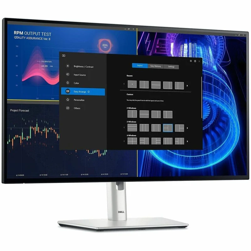 Moniteur LED Dell UltraSharp U2724DE 27" WQHD - Format 16:9 - Noir et argent - DELL-U2724DE