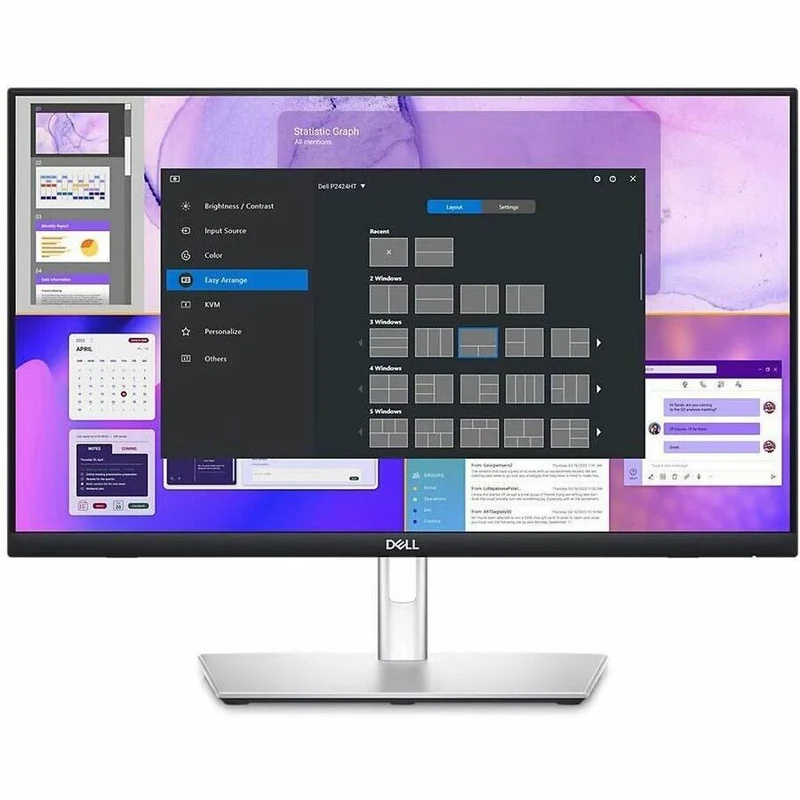 Moniteur tactile LED Dell P2424HT 24 pouces - Format 16:9 - Temps de réponse de 5 ms
