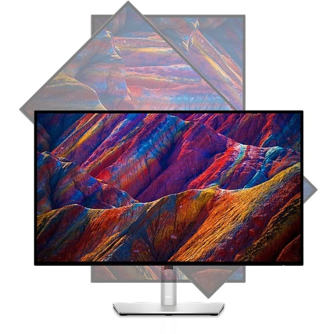 Moniteur LCD Dell UltraSharp U2723QE 27" (68,6 cm) 4K UHD - Format 16:9 - Noir et argent - DELL-U2723QE