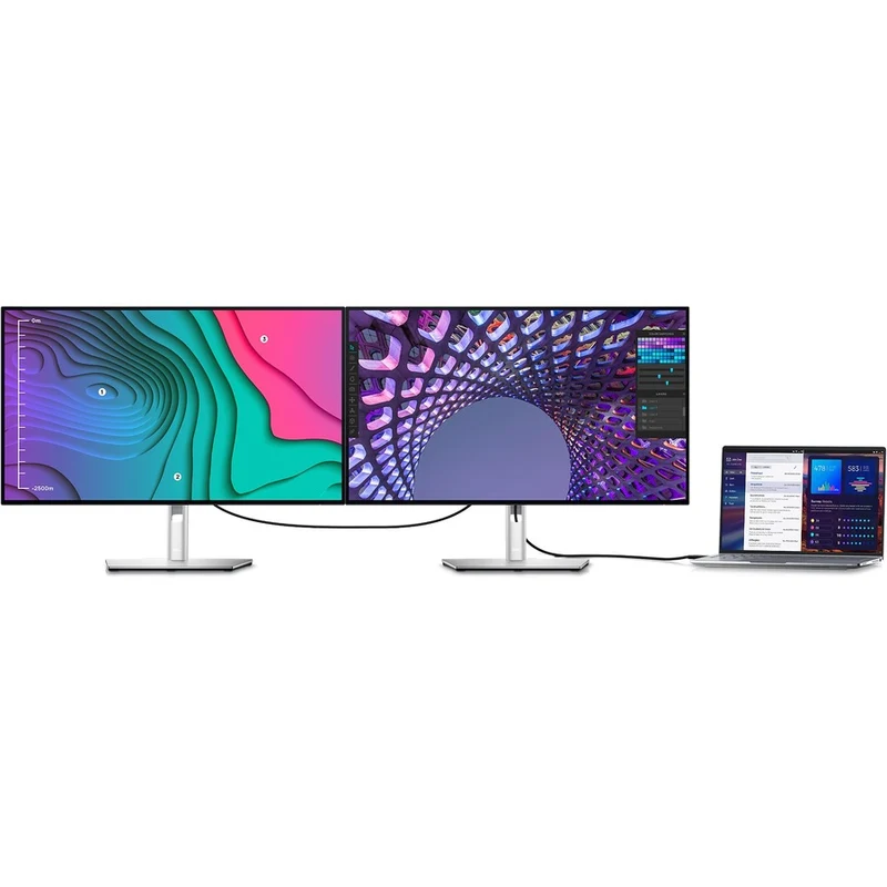 Moniteur LCD Dell UltraSharp U2723QE 27" (68,6 cm) 4K UHD - Format 16:9 - Noir et argent - DELL-U2723QE