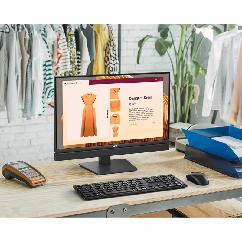 Ordinateur tout-en-un Dell Pro 24 QC24251 - Intel Core Ultra 5 235T - 16 Go de RAM - SSD de 512 Go - Écran Full HD 23.8 pouces - Bureau - Gris foncé V0XN2