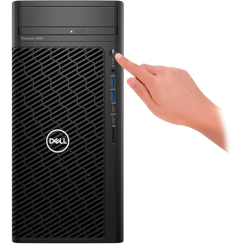 Station de travail Dell Precision 3000/3660 - Processeur Intel Core i7 de 13e génération (i7-13700) - 16 Go de RAM - SSD de 512 Go - Format tour 339KF