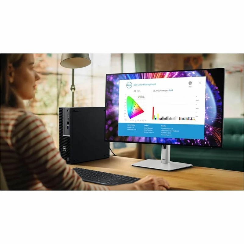 Moniteur LED Dell UltraSharp U2724D 27" WQHD - Format 16:9 - Argent platine DELL-U2724D