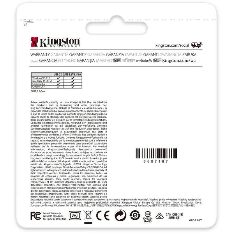Clé USB 128 (Gen 3.2) Kingston DataTraveler Exodia 1 Go DTX/128 Go