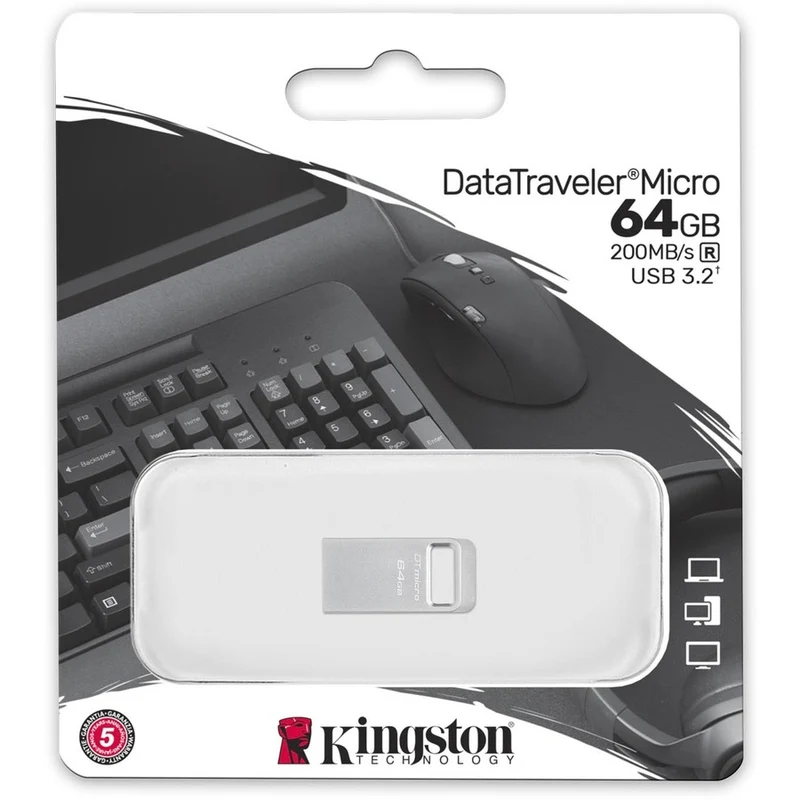 Clé USB micro USB Kingston DataTraveler DTMC3G2/64 Go