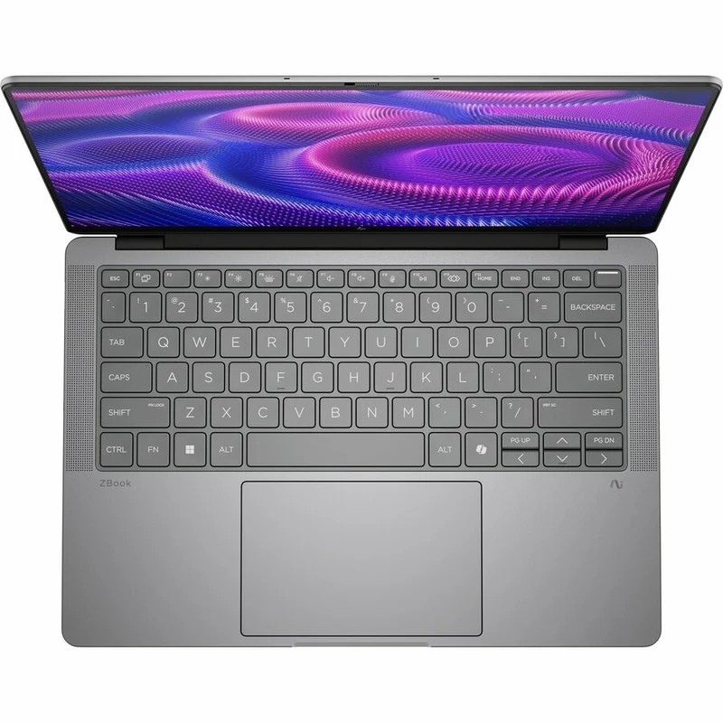 Station de travail mobile tactile HP ZBook Ultra G1a 14" - 2.8K - AMD Ryzen AI MAX PRO 385 - 32 Go - SSD 1 To - Clavier anglais - Argent météore - Smart Buy BF6T6UT#ABA