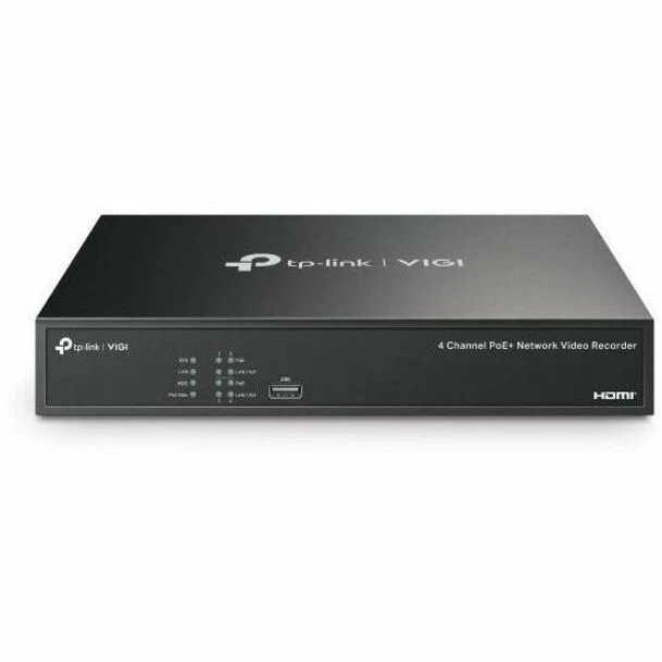 Kit IPC tourelle couleur TP-Link VIGI 4MP et NVR 4 canaux PoE+ - Disque dur 2 To VIGI NK4P-T4425-2T