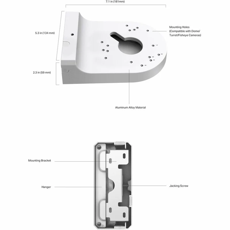 Support de montage TP-Link VJB-240 pour caméra réseau - Blanc VJB-240
