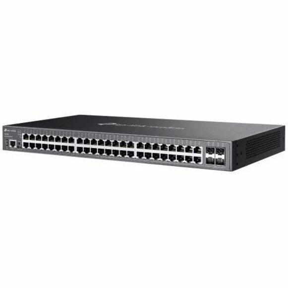 Commutateur PoE++ TP-Link Omada 48 ports Gigabit empilable Lite L3 géré avec 4 emplacements 10G SG5452XMPP