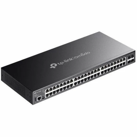 Commutateur PoE++ TP-Link Omada 48 ports Gigabit empilable Lite L3 géré avec 4 emplacements 10G SG5452XMPP