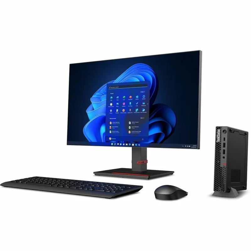 Station de travail Lenovo ThinkStation P3 Gen 2 30K5004PCA - 1 x Intel Core Ultra 7 2nd Gen 265 - Technologie vPro - 16 Go - SSD 512 Go - Tiny - Noir 30K5004PCA