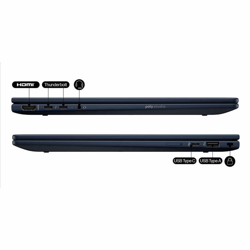 Ordinateur portable convertible 2 en 1 HP EliteBook X Flip G1i 14" avec écran tactile Copilot+ - WUXGA - Intel Core Ultra 7 268V - 32 Go - SSD 512 Go - Clavier anglais - Smart Buy B8GE8UT#ABA