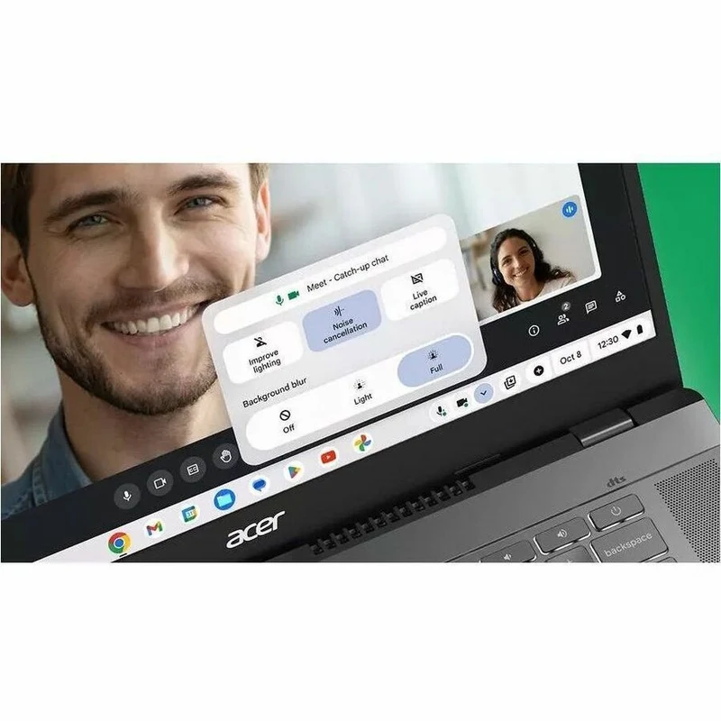 Acer Chromebook Plus 514 CBE574-1T-R1Z4 Chromebook tactile 14" - WUXGA - AMD Ryzen 5 7520C - 16 Go - SSD 256 Go - Clavier anglais (États-Unis) - Iron NX.KRDAA.002