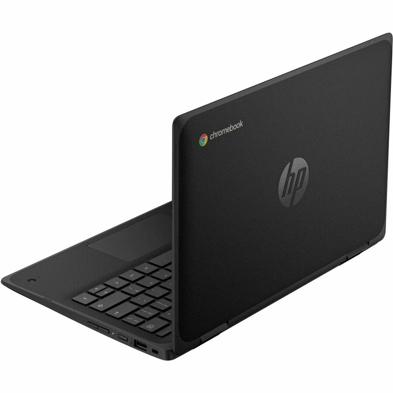 Chromebook convertible 2 en 1 HP Fortis Flip G1m 11.6" (écran tactile) - HD - Octa-core (ARM Cortex A76 + Cortex A55) - 4 Go - 32 Go de mémoire flash - Clavier anglais et français - Noir de jais - Smart Buy B61BJUT#ABL