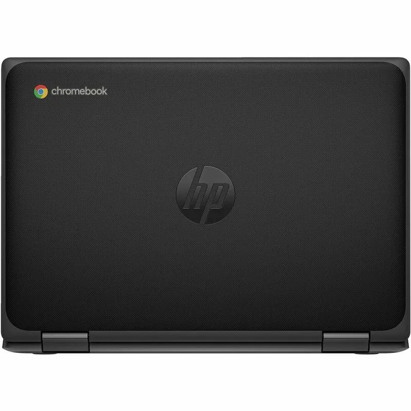 Chromebook convertible 2 en 1 robuste HP Fortis Flip G1i 11.6" avec écran tactile - HD - Intel N150 série N - 8 Go - 128 Go de mémoire flash - Clavier anglais et français - Noir de jais - Smart Buy B69PPUT#ABL