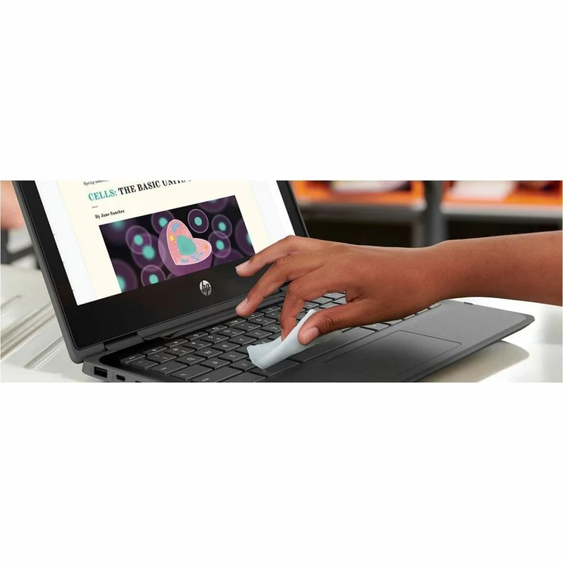Chromebook robuste HP Fortis G1i 11.6" avec écran tactile - HD - Intel N150 série N - 4 Go - 32 Go de mémoire flash - Clavier anglais et français - Noir de jais - Smart Buy B69SJUT#ABL